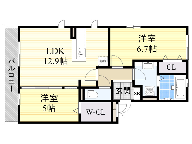 Le Grand 東山の間取り写真