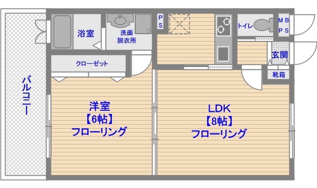 エンクレスト天神南3の間取り写真