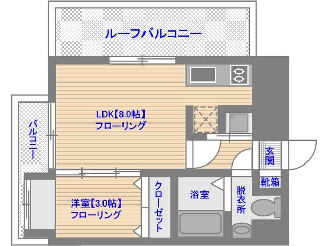 アクアシティ西公園の間取り写真