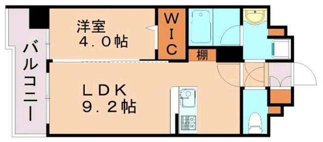 シャトーボヌールの間取り写真