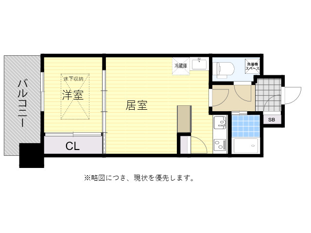 エステートモア平尾堀川の間取り写真
