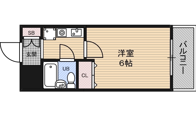 エスリード新大阪第6の間取り写真