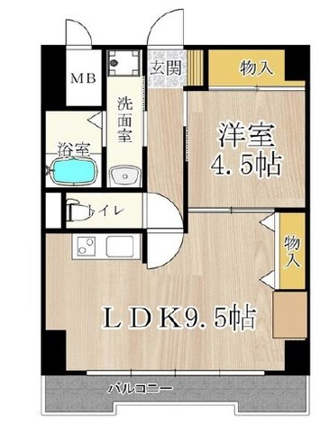 パークモダン新大阪の間取り写真