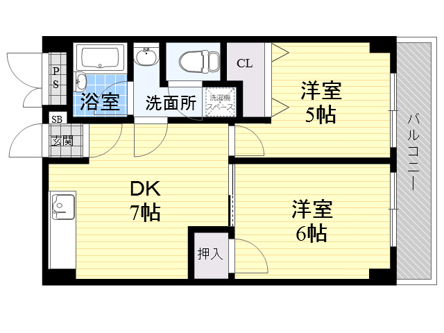 第10高光マンションの間取り写真