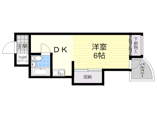 あかつきマンションの間取り写真