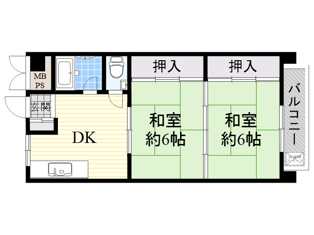 第2マンション北の間取り写真