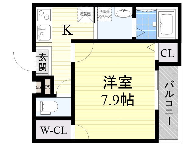 フジパレス大桐5番館の間取り写真