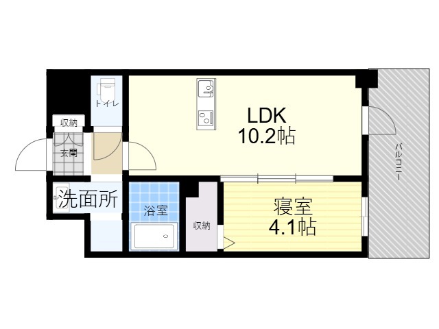 S-RESIDENCE東三国amanteの間取り写真