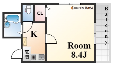 サンハイツ雅の間取り写真
