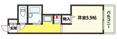 パレス六甲の間取り写真