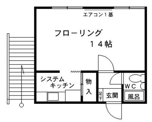 ミダ六マンションの間取り写真