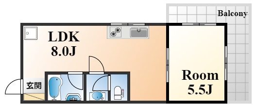 マルタカマンションの間取り写真