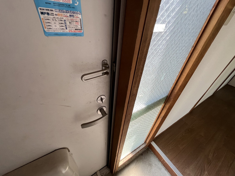 青谷ハイツの玄関写真