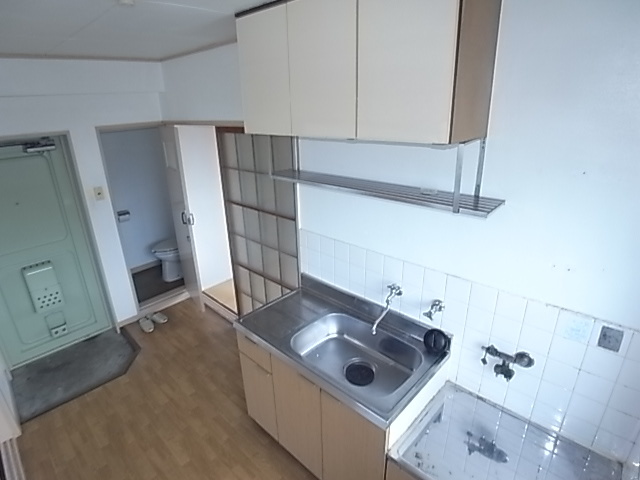 新堂マンションのキッチン写真