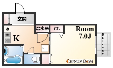 アヴェニール岡本の間取り写真