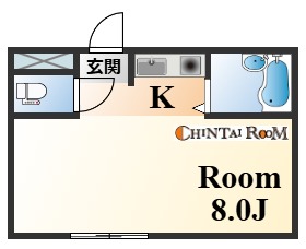 三景マンションの間取り写真