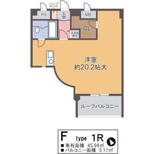 ホープ芦屋の間取り写真