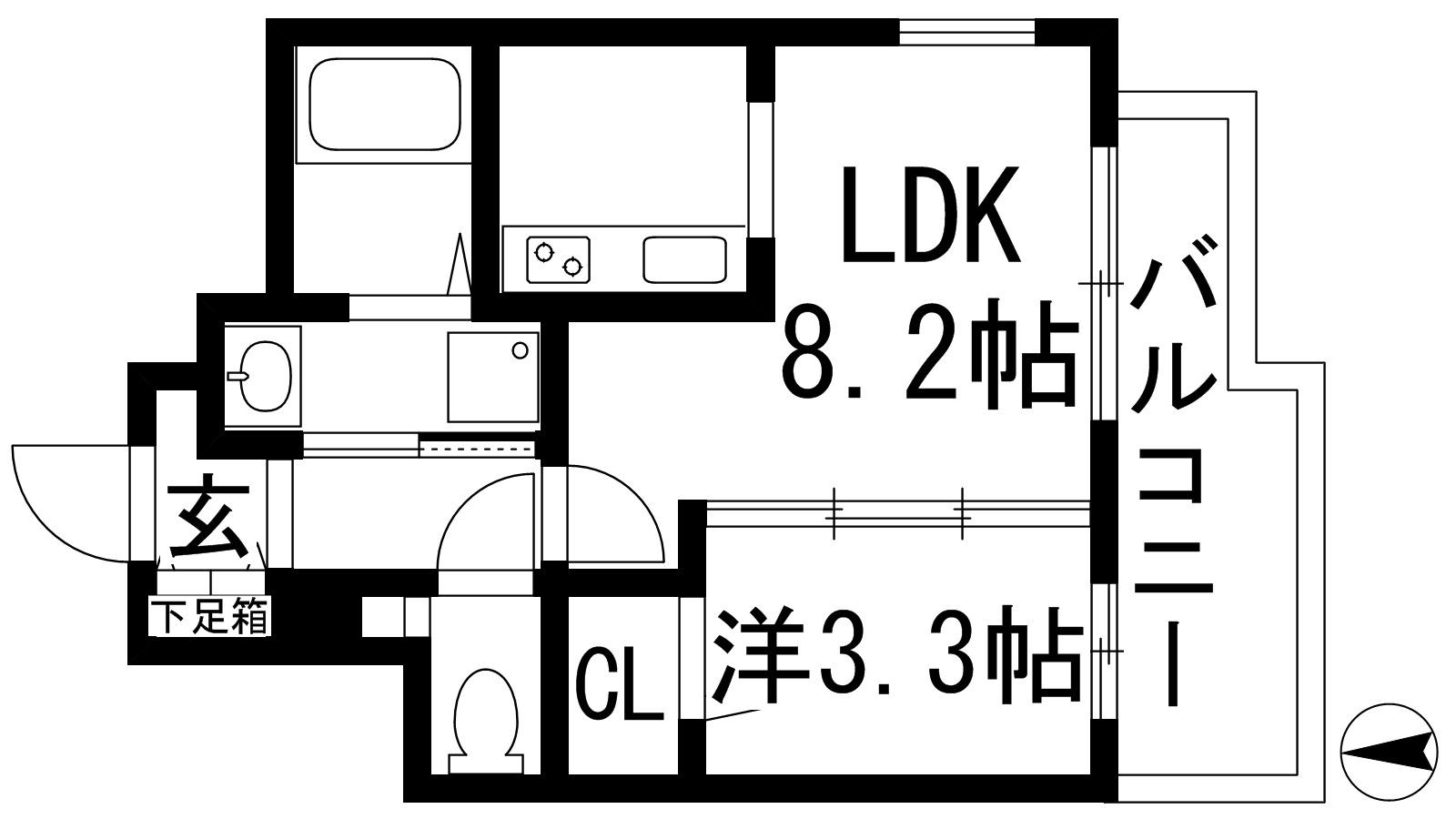 PINO甲東園の間取り写真