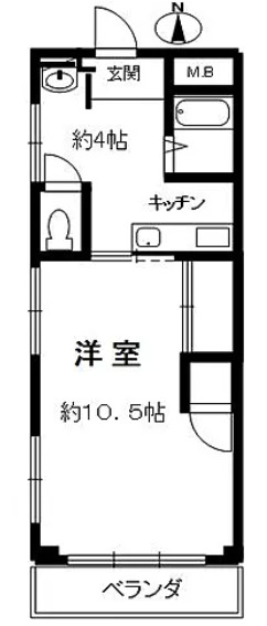 リンズマンション御影の間取り写真