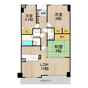 アーデンコート住吉川の間取り写真