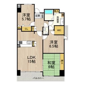 アーデンコート住吉川の間取り写真