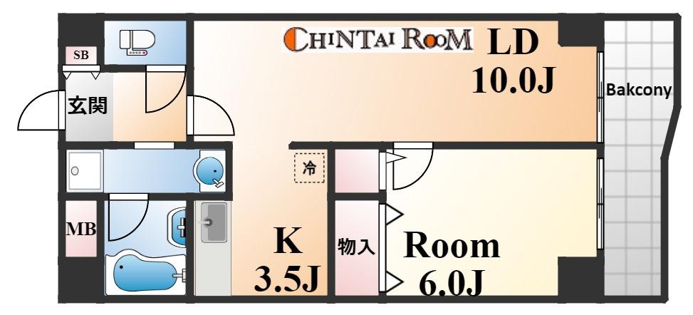 ロイヤル六甲駅前の間取り写真