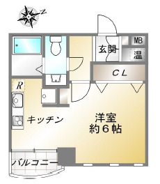 ハイグレード甲南の間取り写真