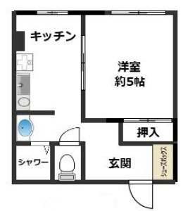 谷田ビルの間取り写真