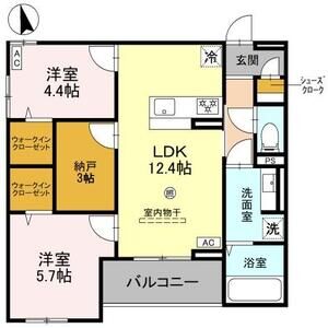 Cocooniaの間取り写真