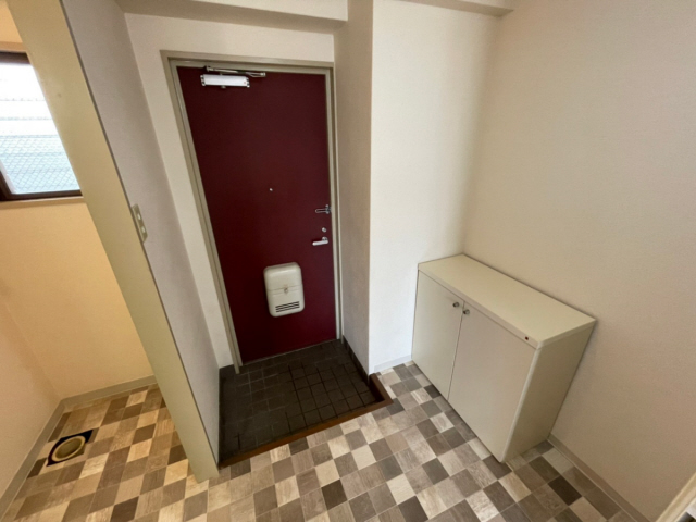 竹園マンションの玄関写真