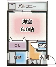 みやマンションの間取り写真