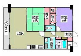 サウスパレス芦屋の間取り写真