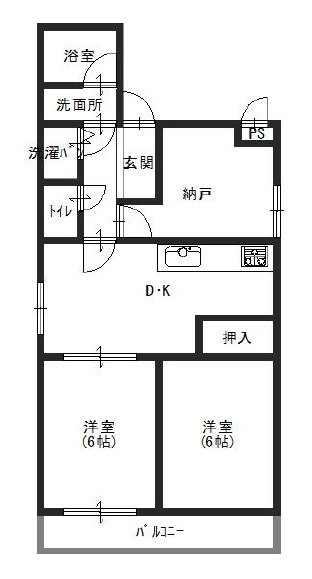 ロイヤルメゾン岡本3の間取り写真