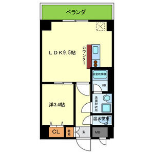 メゾンドリベルテの間取り写真