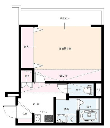 ラヴィーヌ浜町の間取り写真