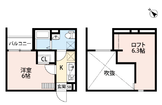 Loft OGの間取り写真