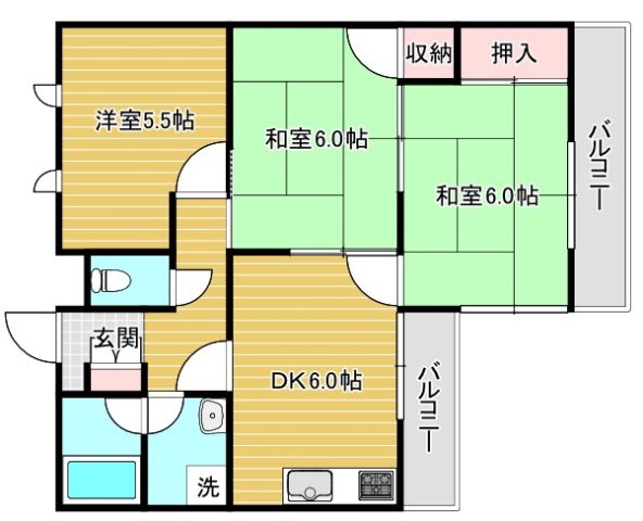ジーライズ東灘深江の間取り写真