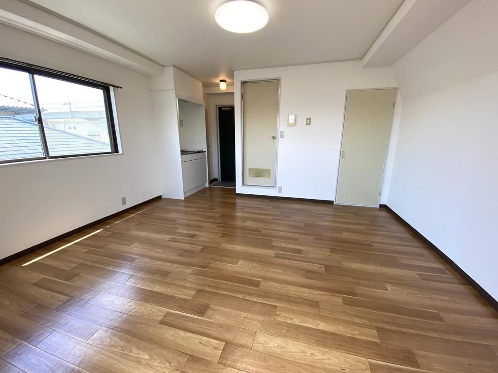 芦屋フラットの居間写真