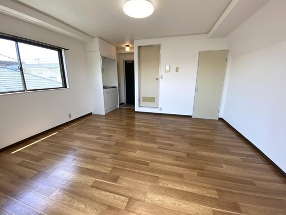 芦屋フラットの居間写真