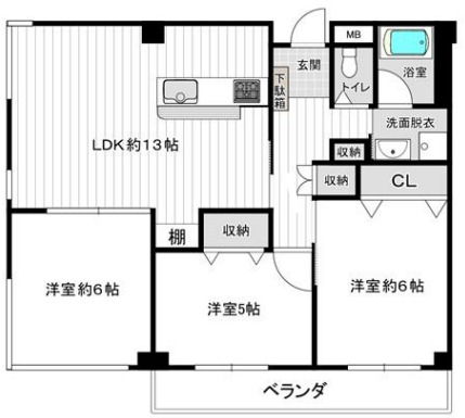 エトール4の間取り写真