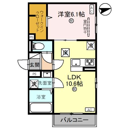ユーフォリアの間取り写真