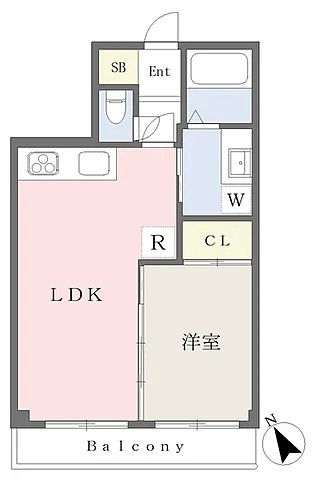フルール甲陽園駅前の間取り写真