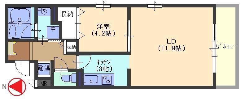 グランクリュ西宮の間取り写真