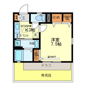 フルール岡本の間取り写真