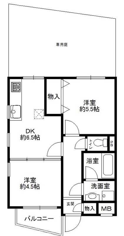 モンスフェール篠原北町の間取り写真