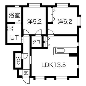 フェリーチェ北青木の間取り写真