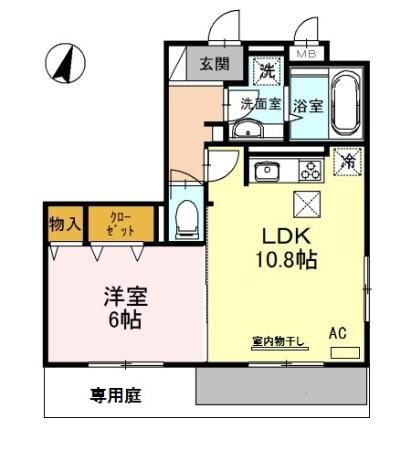 D-room高羽の間取り写真