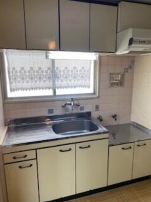 甲南灘コーポラスのキッチン写真