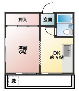 ハイツパーソン倉石の間取り写真