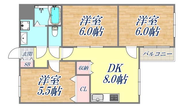 SEPIA西宮北口の間取り写真